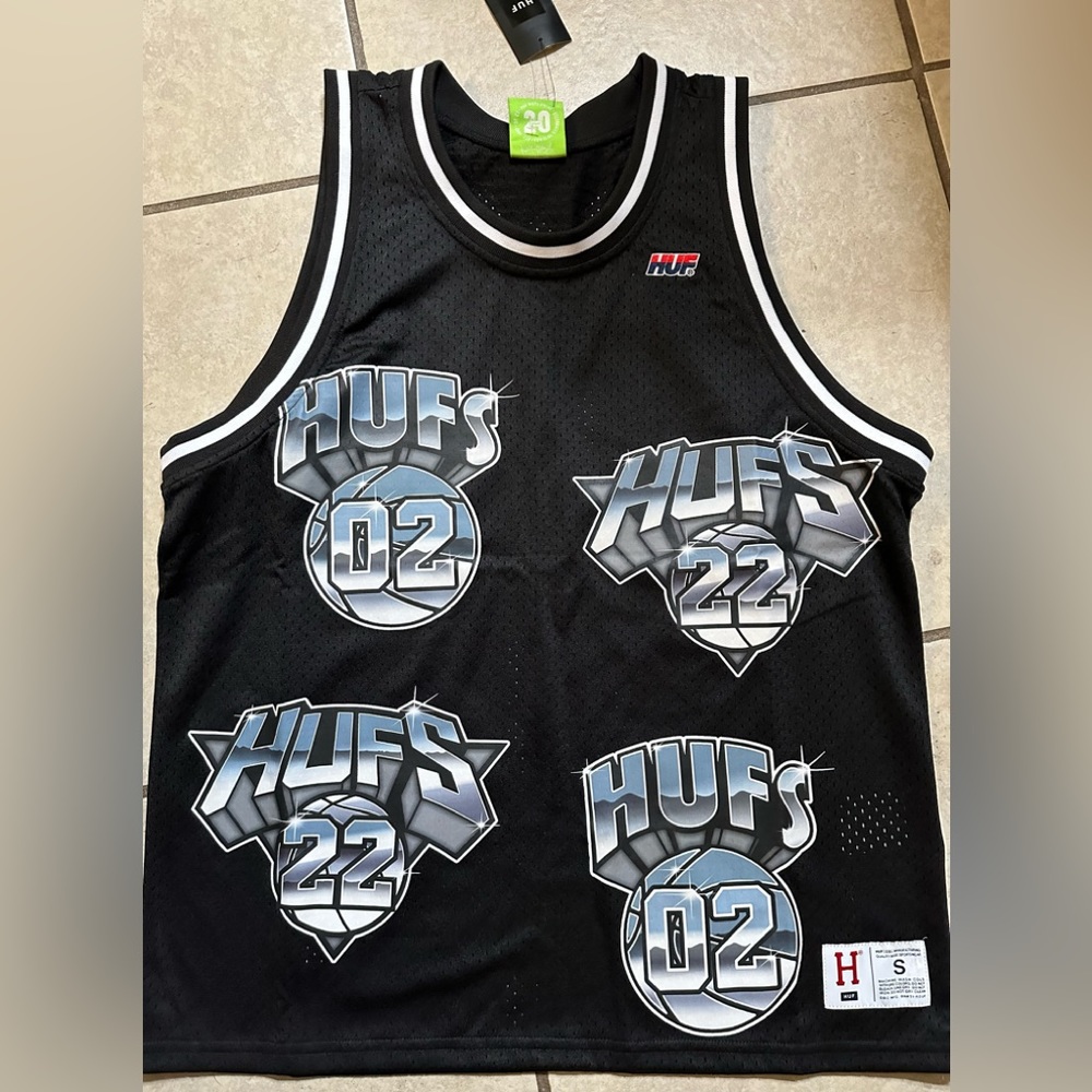 Huf basketball jersey size SMALL
